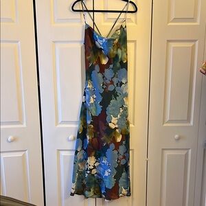 Floral Multicolor Maxi Dress